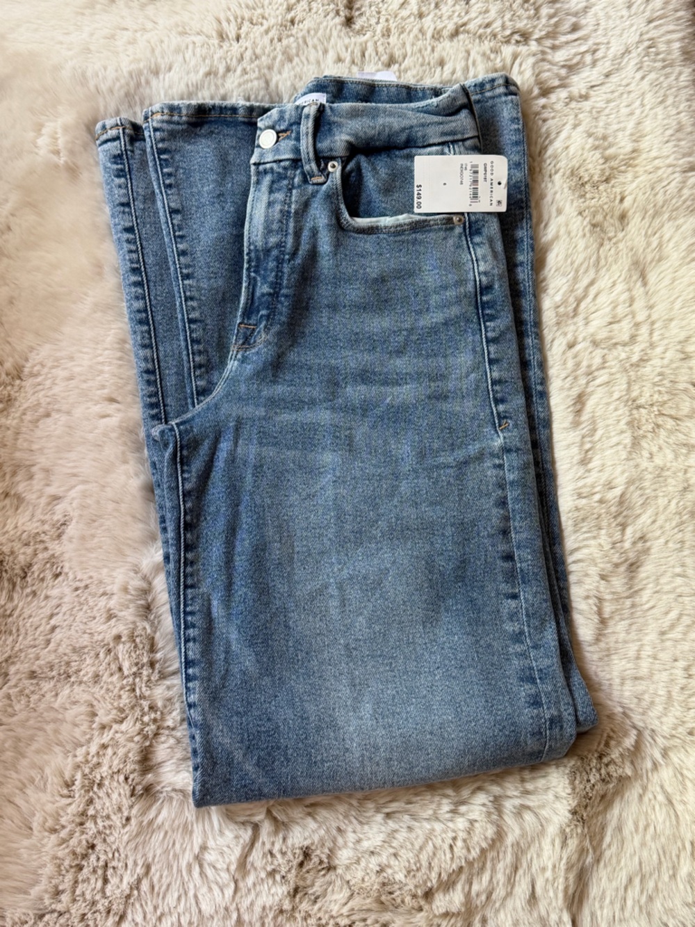 Good American - Good Waist Palazzo Jeans - Picture 4 of 4